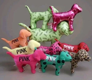 Victoria"s Secret Iconic Pink Dog Collection 10pc Lot - Picture 1 of 3