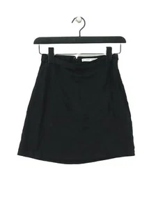 Abercrombie & Fitch Women's Mini Skirt XS Black Linen with Viscose Short Mini - Picture 1 of 5