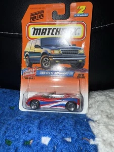 Matchbox Chevy Corvette Stingray lll Diecast Car Stars & Stripes Series 1 New - Picture 1 of 3