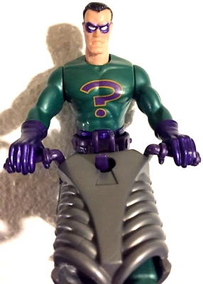 Kenner ~THE RIDDLER~BATMAN LEGENDS OF THE DARK KNIGHT~HTF~4.5"~1995~VARIANT~VG+ - Image 1 of 4