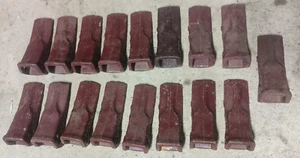 Lot of 17: MTG MH23L Bucket Tooth OEM Backhoe Loader Excavator Skid Steer - Picture 1 of 12