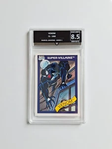 1990 Impel Marvel Universe Series 1 Venom #73 Graded 8.5 NEAR MINT + Condition - Picture 1 of 5