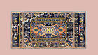 6X3 Black Marble Dining Center Inlay Table Top Decor Lapis Stone Pietra Dura