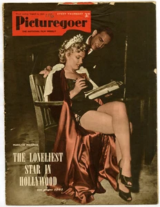 Marilyn Monroe Magazine Cover Picturegoer 8-9-52 - Picture 1 of 2