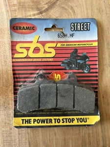 HARLEY-DAVIDSON SBS CERAMIC BRAKE PADS FOR AFTERMARK 658H-HF NEW - Picture 1 of 1