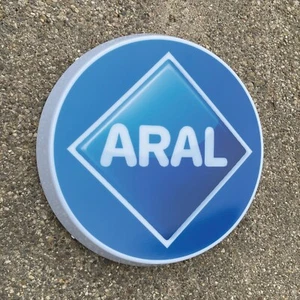 ARAL PETROL LED ILLUMINATED LIGHT BOX SIGN GARAGE OIL GAS STATION AUTOMOBILIA - Picture 1 of 24