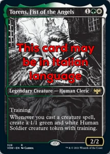 MTG TORENS, FIST OF THE ANGELS EXC - TORENS, PUGNO DEGLI ANGELI - VOW X IT - Picture 1 of 1