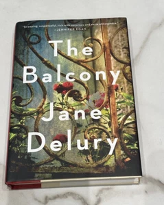 The Balcony by Delury, Jane Hardcover Novel With Slipcover - Imagen 1 de 8