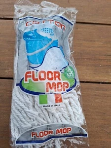 Ersatzkopf Classic Mop Ersatz Wischkopf Baumwolle weiß Mopp Moppaufsatz Aufsatz - Bild 1 von 3