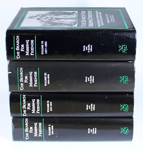 The Search For Missing Friends Lot Volumes 1 - IV HCDJ Irish Immigrant Ads - Foto 1 di 10