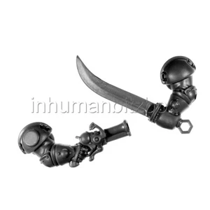 KARK34 PAIRE BRAS PISTOLET EPEE KHARADRON WARHAMMER AoS AGE OF SIGMAR BITZ 38-58 - Imagen 1 de 1