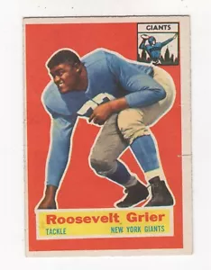 1956 TOPPS FOOTBALL ROOKIE ROOSEVELT GRIER NEW YORK GIANTS #101 - Picture 1 of 2