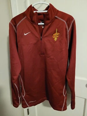 Chaqueta Cleveland Cavaliers Nike Therma-Fit Bordada Cuarto Cremallera Adulto M Bonita Foto 1 de 4