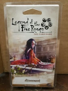Legend of the Five Rings LCG: Atonement Dynasty Pack (Factory Sealed) - Picture 1 of 3