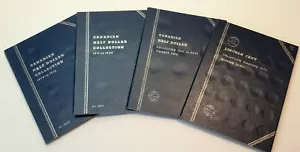 FOUR USED WHITMAN COIN COLLECTOR ALBUMS - GOOD CONDITION - Picture 1 of 6
