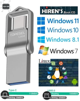 Multi Boot All In 1 Data Recovery PC Repair Rescue & OS Install Hiren’s Windows+ - Image 1 of 4