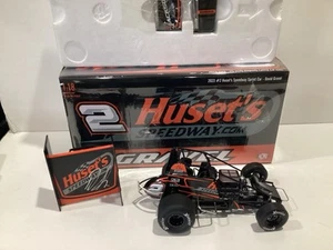 Autografata 1/18 Acme 2023 #2 David Gravel Huset’s Speedway WoO Sprint - Foto 1 di 5