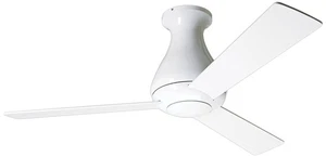 42" Modern Fan Altus Hugger Gloss White Ceiling Fan with Remote - Picture 1 of 1