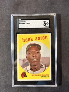 1959 Topps grade 3 #380 Hank Aaron - Picture 1 of 2