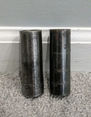 2 Lot MATCO  3/4” CDP246 1/2” Drive 6Pt & 11/16" CDP226 Deep Impact Sockets  - Image 1 of 4