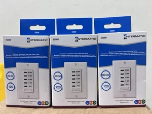 Intermatic Ei200w Auto Shut Off Countdown Timer White 120 Volt 1/4 Hp Pack Of 3 - Picture 1 of 6