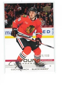 2025-26 Upper Deck Series 1 Young Guns Exclusives #218 Colton Dach - Bild 1 von 2