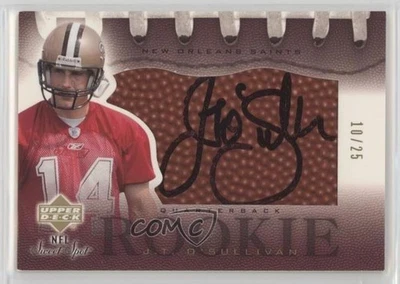 2002 Upper Deck Sweet Spot Gold Rookie /25 JT O'Sullivan #154 Auto RC - Image 1 of 2