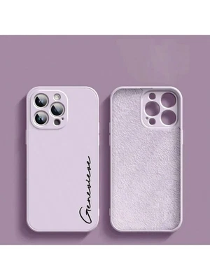 Funda de teléfono de lujo personalizada con letra con nombre para iPhone 16 Pro Max 15 Pro Max Foto 1 de 4