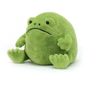 Juguete de peluche de rana verde - Algodón PP suave premium y mimoso | Regalo para niños - Imagen 1 de 3