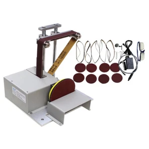 Mini Polisher Belt Sander Multi-function Electric Polishing Machine with Adapter - Picture 1 of 8