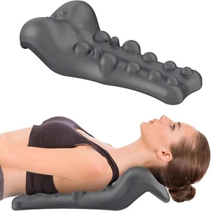 Neck and Shoulder Relaxer with Upper Back Massage Point, Cervical Traction - Picture 1 of 8