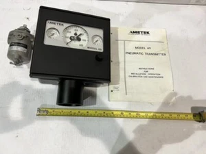 AMETEK MODEL 40  Pneumatic Controller 0-600 PSI  # 21TB3601-3300ADBHBL  & FILTER - Picture 1 of 10