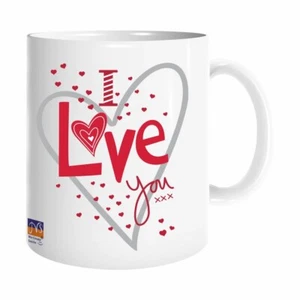 I Love You Mug Tea Coffee Ceramic Mug Novelty Ideal Gift For Birthday Valentine - Picture 1 of 11