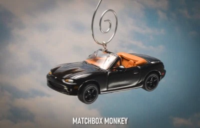 Mazda MX-5 Miata (NB) negro adorno de Navidad convertible coche deportivo roadster Foto 1 de 4