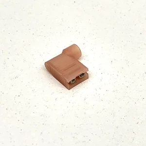 (paquete de 100) Conector de terminal de hoja hembra ETC 22-18, ángulo de esquina de 90 grados - Imagen 1 de 5