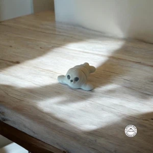 3D-gedrucktes Geschenk artikulierend niedliches Mini Flexi Tier - Siegel - Bild 1 von 2