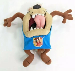 De colección Tasmanian Devil Taz 12" Peluche 1994 Looney Tunes Tyco Playtime con Camisa - Imagen 1 de 6