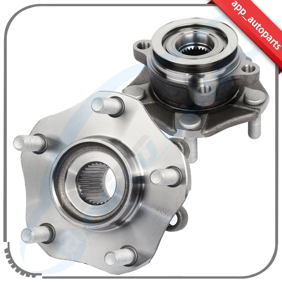 2 x Front Wheel Hub Bearings For Nissan Leaf 2013-2017 For Sentra 2013 2014-2018 - Imagem 1 de 1