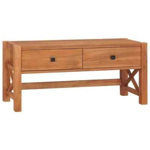 TV Stand 39.4"x15.7"x17.7" Teak Wood vidaXL - Picture 1 of 9
