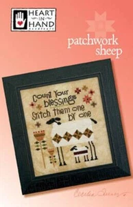 Patchwork Sheep by Heart In Hand cross stitch pattern - Picture 1 of 1