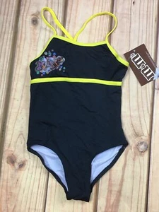 M&M'S Girl's Black swimsuit one piece Size 4/5 - Picture 1 of 3