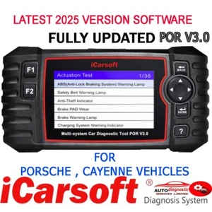 iCarsoft POR V3.0 2025 per PORSCHE strumento diagnostico professionale ufficiale UK - Foto 1 di 10