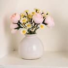 Mini Ceramic Flower Vase Minimalist Tabletop Ornament Decorative Vase For Shelf