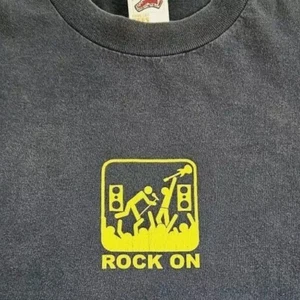 Vintage Prime Cut Tees To The Edge Rock On Skate T-Shirt Large Streetwear - Bild 1 von 5