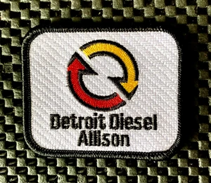 DETROIT DIESEL ALLISON CUCI SU PATCH MOTORI TRASMISSIONI 2 3/4" x 2 1/4" NOS - Foto 1 di 2