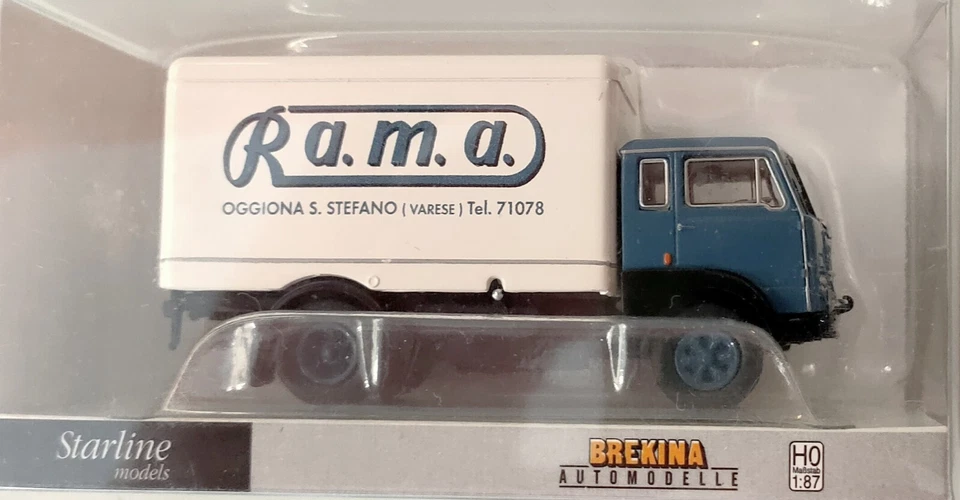 Brekina art  58615 CAMION FIAT 642 a 2 assi con cassone chiuso R.A.M.A. - Immagine 1 di 1