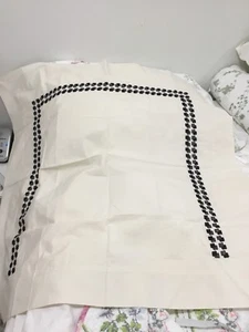 Pratesi Italy NWT 1pc Euro Sham Embroidery 100% Cotton Percale - Picture 1 of 8
