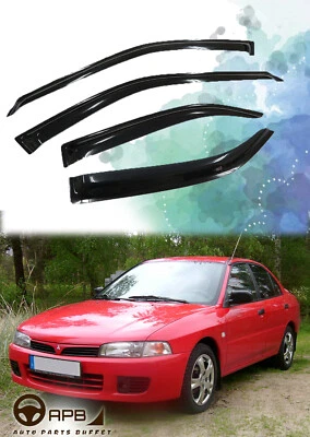 For Mitsubishi Lancer 95-00 Deflector Window Visors Guard Vent Weather Shield - Image 1 of 4