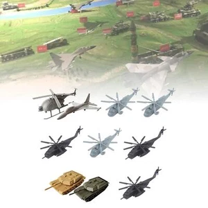 10x Simulation Aircraft and Tank Model Birthday Gifts Kids Play Vehicle Set - Picture 1 of 7