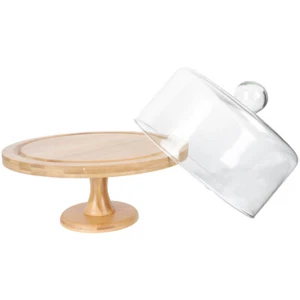 Dessert Serving Dish Dessert Stand Cake Stand Lid Tall Cake Dome - Picture 1 of 12